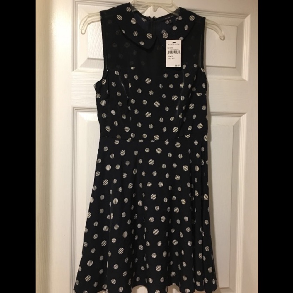 Three Ena Polka Dot Dress